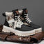 Men's High-Top Print Boots - Comfy & Breathable Casual Footwear