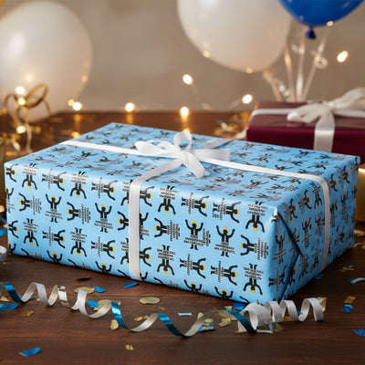 Papier Cadeau Parodique Politique Flocons de Neige de Classe Mondiale
