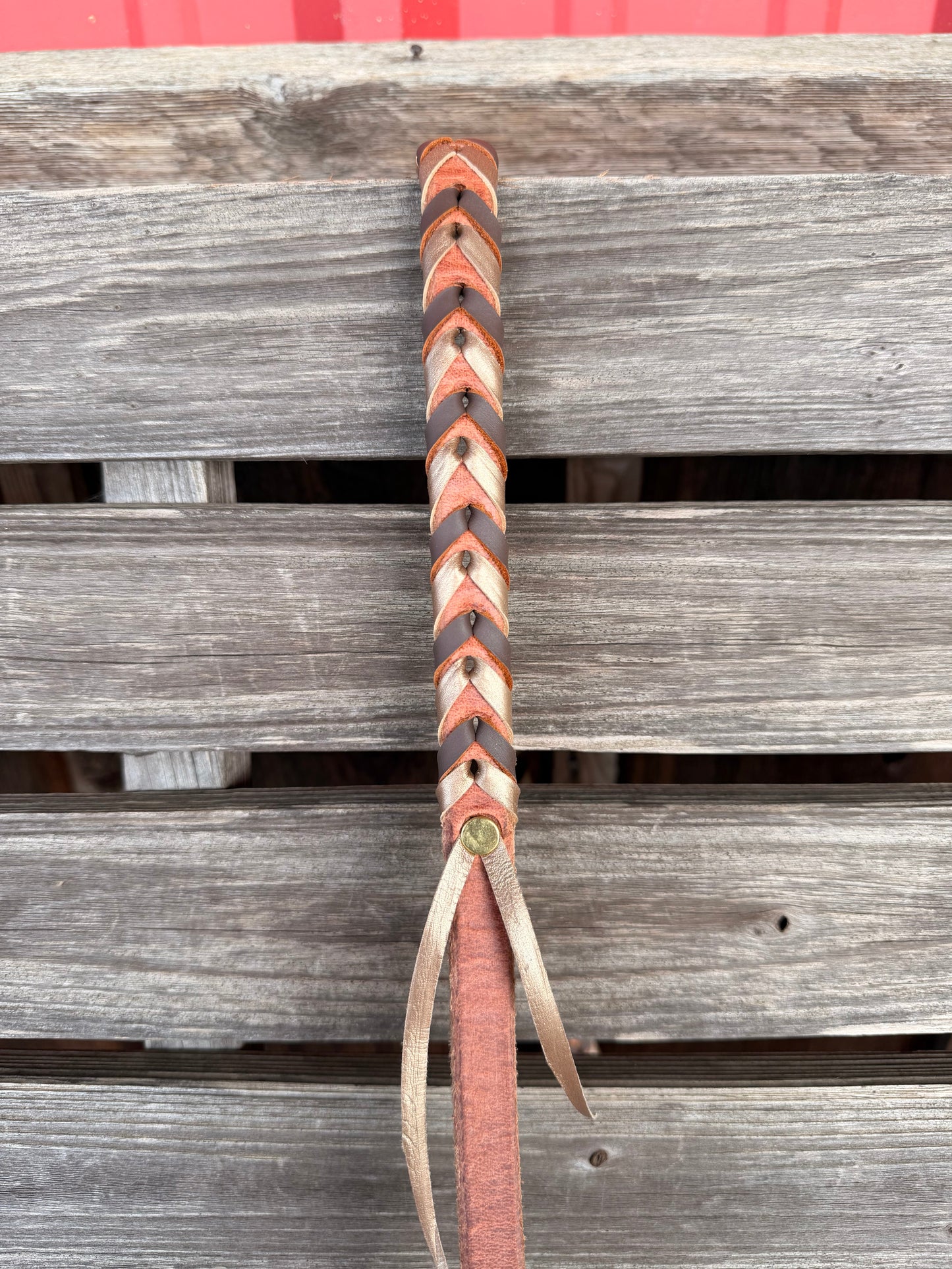 Premium Leather Barrel Racing Reins with Enhanced Grip