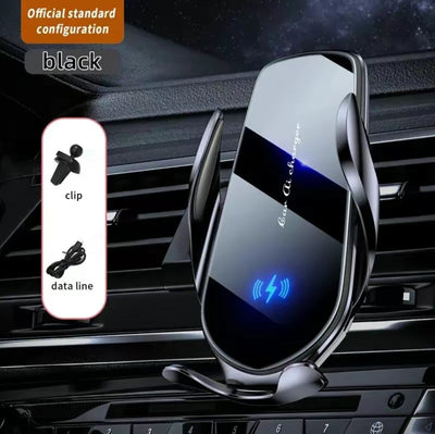 Support de Vent AutoCharge - Chargeur de Voiture Sans Fil et Support de Téléphone