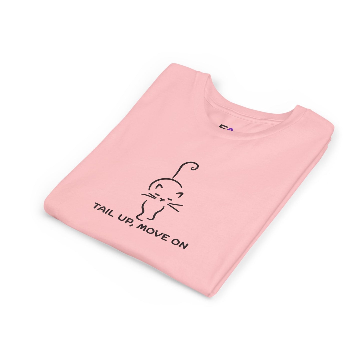 Tail Up, Move On Youth Tee – Small Human, Big Attitude