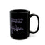 Waves of Strength Black Awareness Mug - 11oz & 15oz