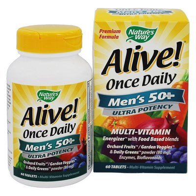 Nature's Way Alive Once Daily Men's 50+ Ultra Potency Multivitamin