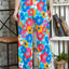 Personalized floral print high waisted straight leg pants for women - Korvel