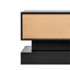 51.18inch Black morden TV Stand with LED Lights high glossy front TV Cabinet color:BLACK - Korvel