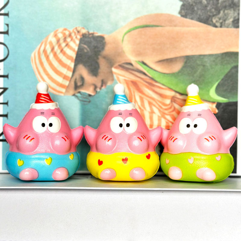 Netbag Egg Boy Party Pinch Music Stress Relief Toy Slow Rebound Ventilatory Artifact Cartoon Stress Relief Student Small Gift Item - Korvel