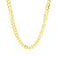 Collier en chaîne à maillons en or jaune 14k de 5,7 mm