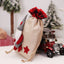 Christmas Decorations Cartoon Linen Drawstring Faceless Doll Candy Bag Forester Apple Bag Doll Gift Bag - Korvel