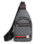 Bolso de Pecho Casual de Cuero PU de Color Contraste
