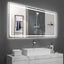 LED Bathroom Mirror 72x36 Inch with Anti-Fog and Dimming Features