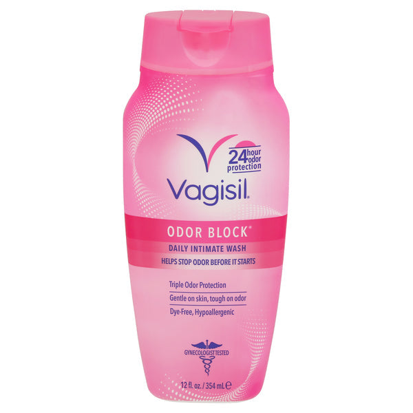 Vagisil Odor Block Lavado Íntimo Diario, 12 Fl Oz