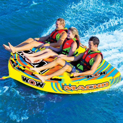 WOW Watersports Macho 1-3 Person Towable Water Tube