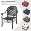 (Cushions In Random Colors)5-Piece Set Of Cast Aluminum Patio Furniture With Cushions - Korvel