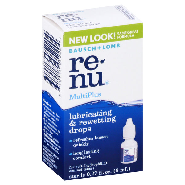 Gouttes lubrifiantes et réhumectantes ReNu MultiPlus 0,27 oz