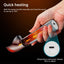 Rechargeable Heated Scoop: Adjustable Temp, Rapid Heat for Ice Cream & More - Korvel