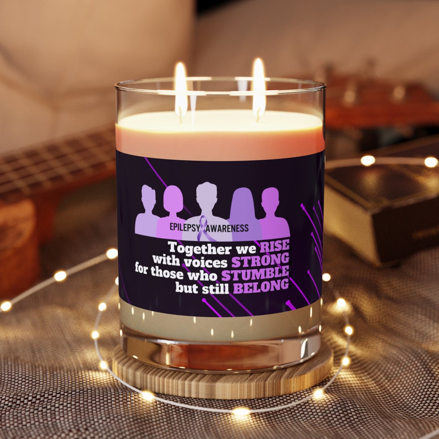 Together We Rise Aromatherapy Candle - 11oz Full Glass - Korvel