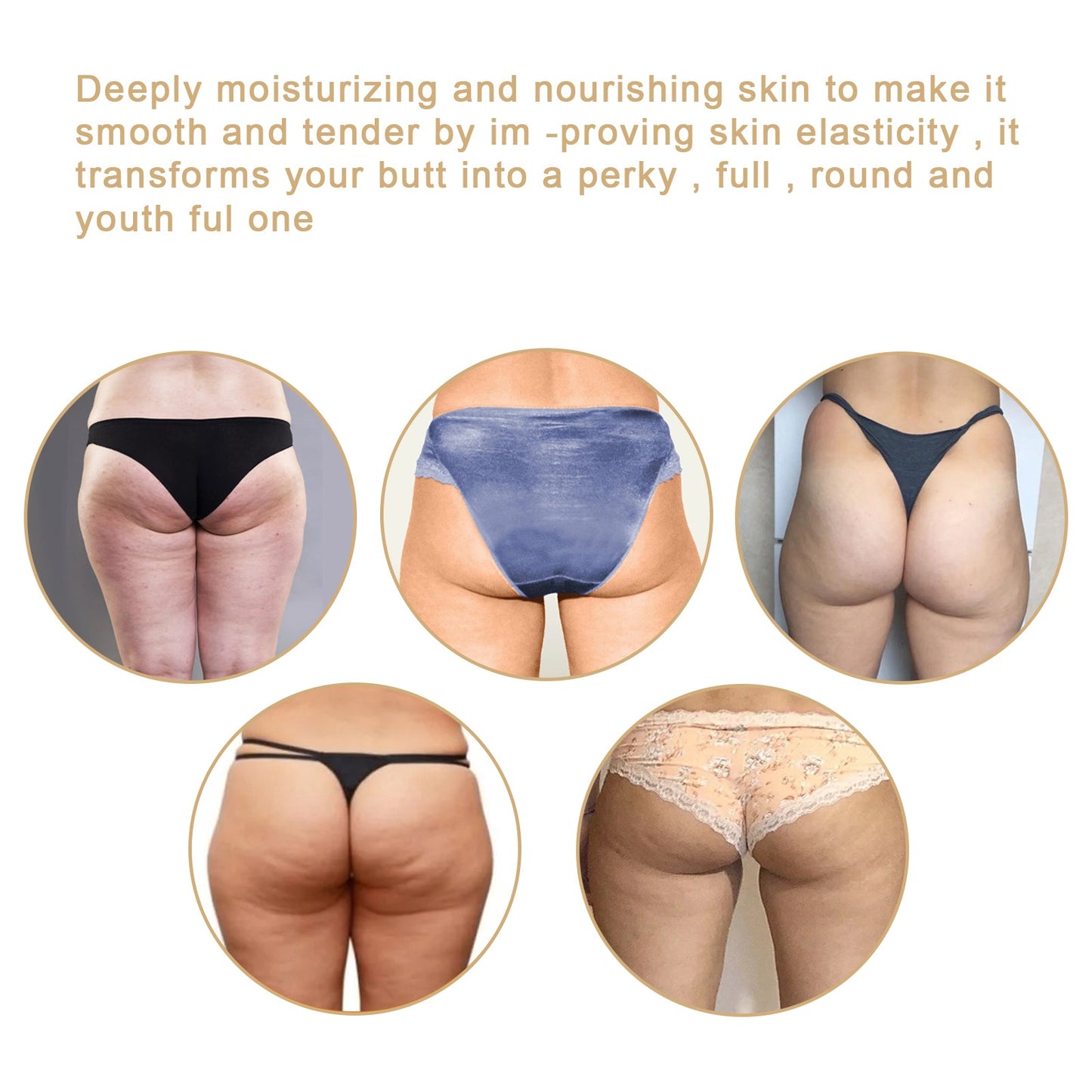 Huile essentielle premium pour le soin de la peau des fesses