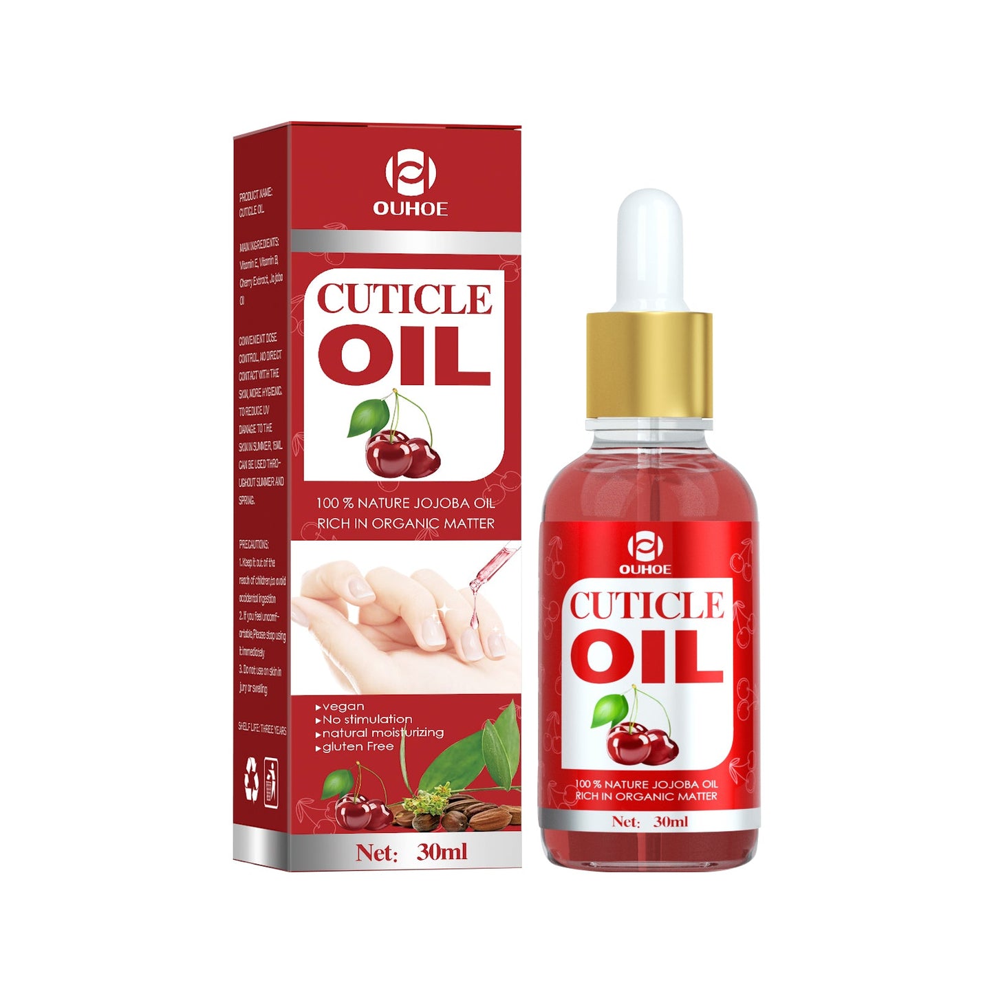 Cuticle Oil, Strengthen Nail Cuticle Moisturize Nourishing Nail Edge Nail Care Oil - Korvel