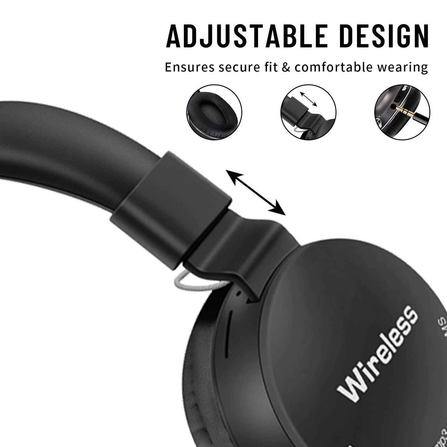 AKZ-B67 Bluetooth Headset with Flashlight and FM Radio