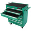 7 DRAWERS MULTIFUNCTIONAL TOOL CART WITH WHEELS-GREEN - Korvel