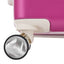 24 IN Luggage 1 Piece with TSA lock , Expandable Lightweight Suitcase Spinner Wheels, Vintage Luggage,Pink - Korvel