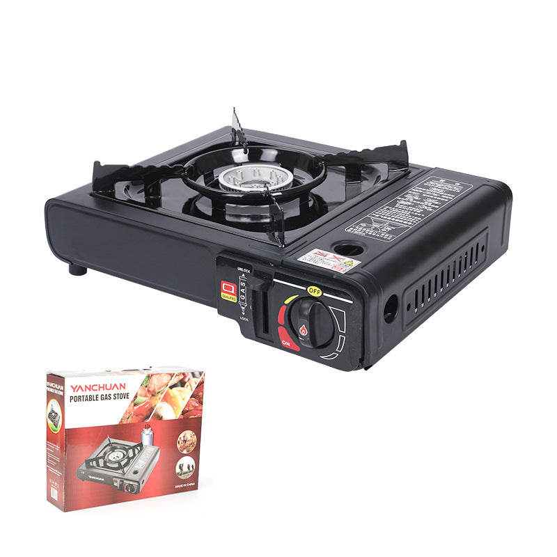 Single - burner Butane Camping Stove, windproof, adjustable, portable - Korvel