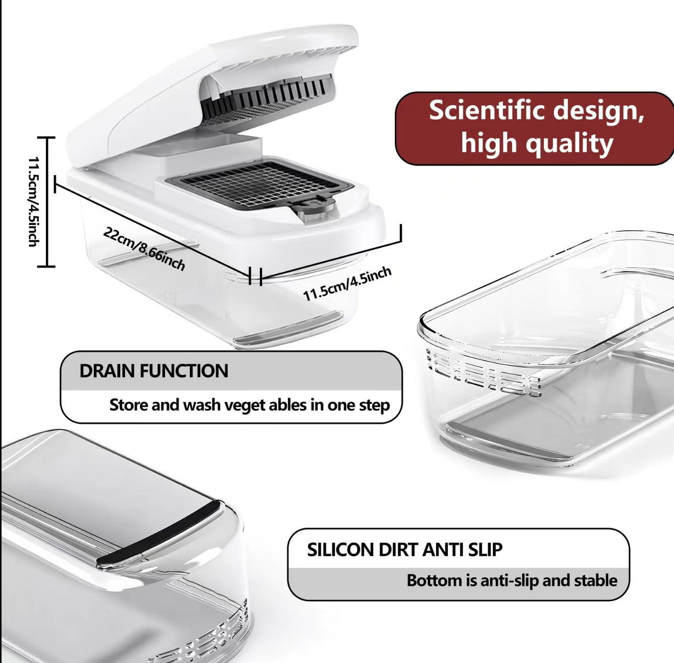 Cortador Multi Cuchilla SlicePro - Esencial de Cocina Versátil