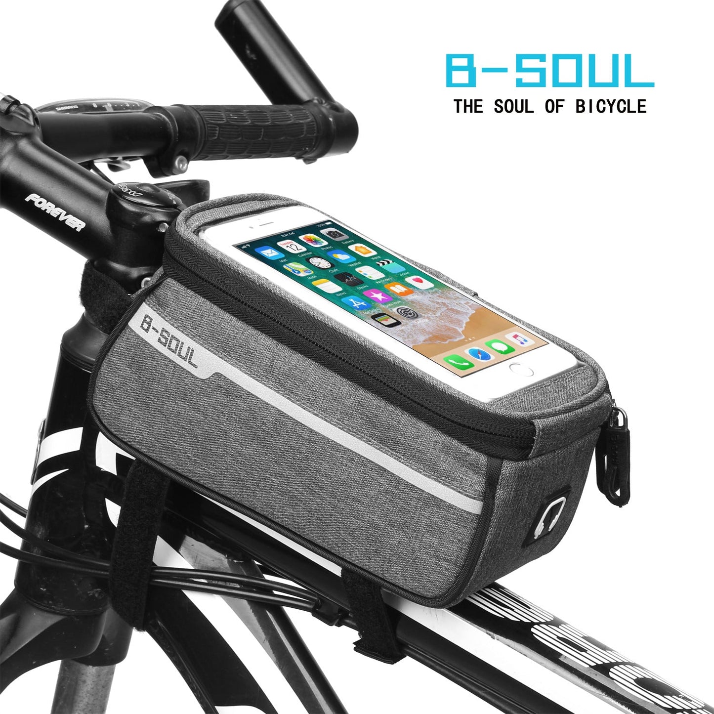 Sac de Beam Avant de Vélo de Montagne B-SOUL - Accessoire de Vélo Premium