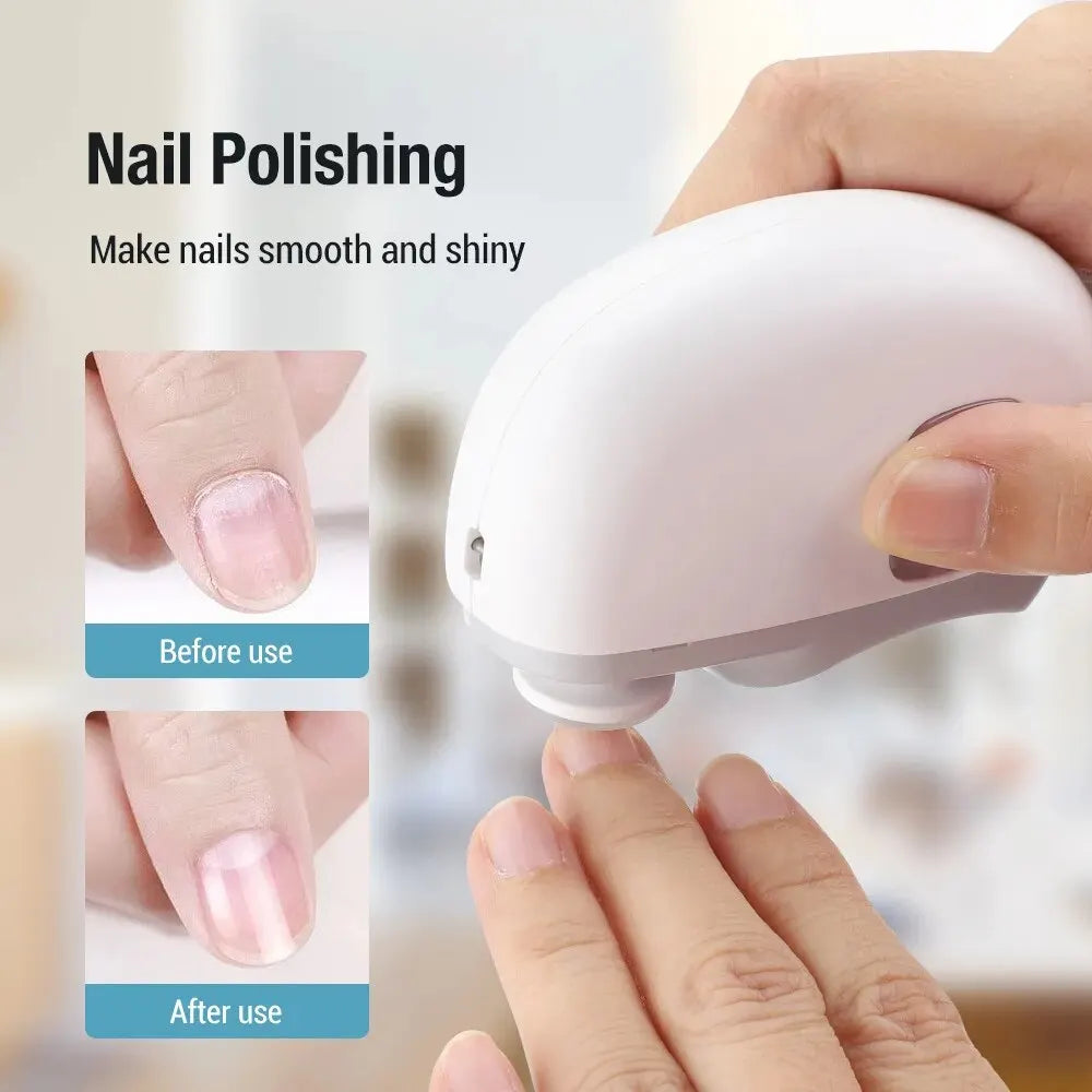2-in-1 Electric Nail Clipper for Safe and Easy Nail Care