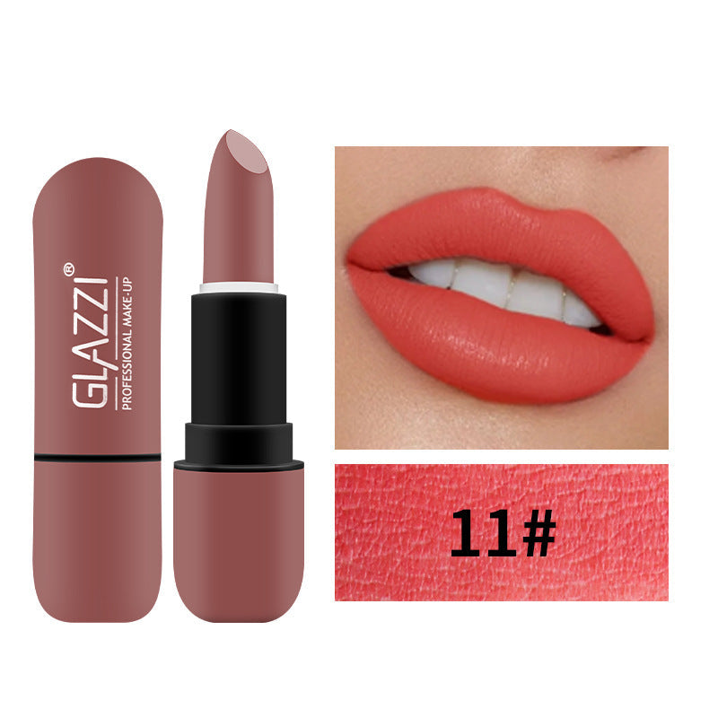 Velvet Air New Capsule Not Easy to Fall Out Lipstick Portable Matte Matte Flame Lipstick - Korvel