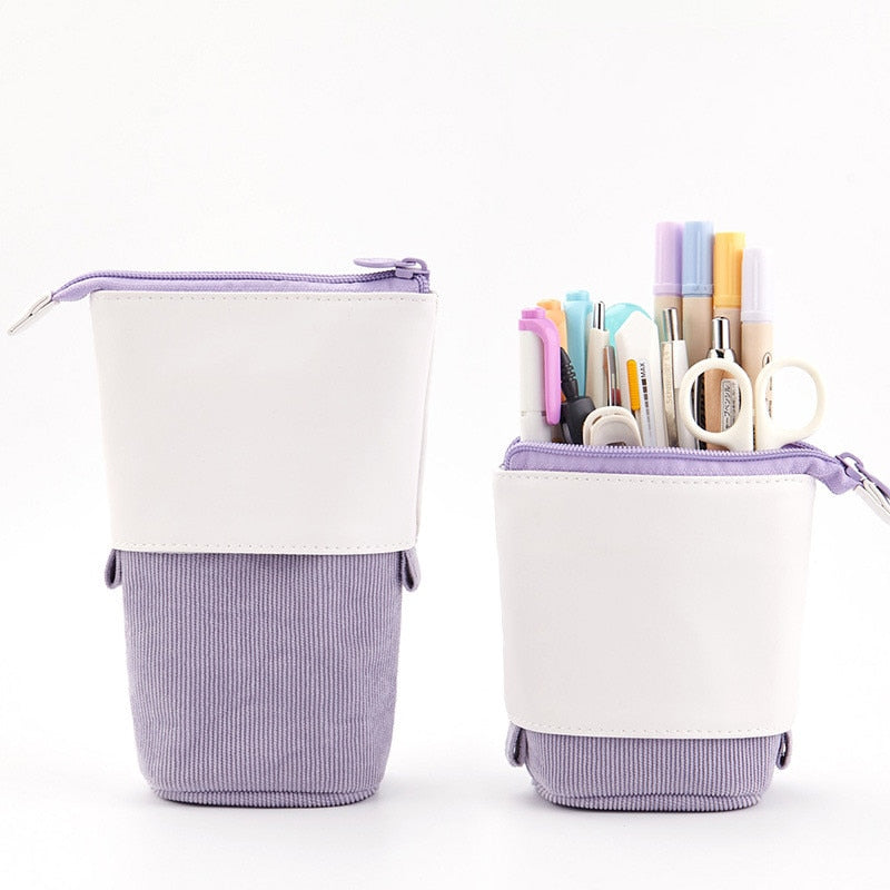 Kawaii Retractable Pencil Case - Stylish Storage for School