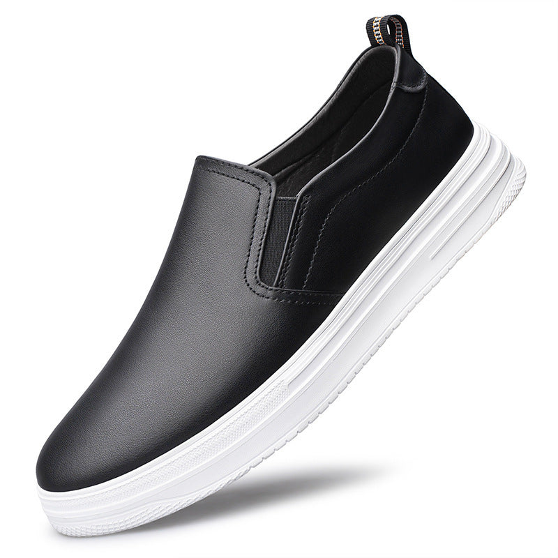 Men's lazy loafers breathable board shoes - Korvel