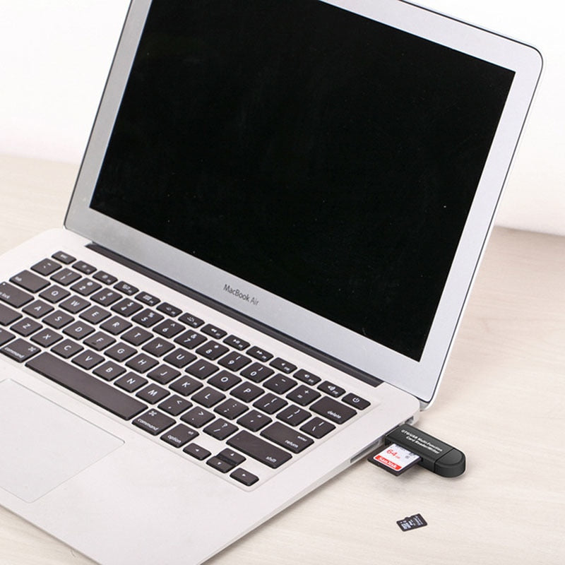 Type C & micro USB & USB 3 In 1 OTG Card Reader  High-speed USB2.0 Universal OTG TF/SD for Android Computer Extension Headers - Korvel