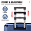 Hardshell Luggage Sets 3 Pcs Spinner Suitcase with TSA Lock Lightweight 20''24''28'' Blue + ABS - Korvel