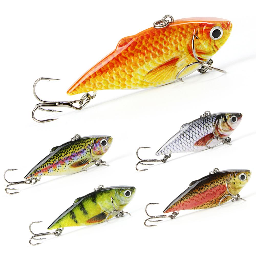 Mmlong 2.5/8.6g Vib Crankbait Lifelike Fishing Lure  Slow Sinking Hard Fish Wobbler Pes - Korvel