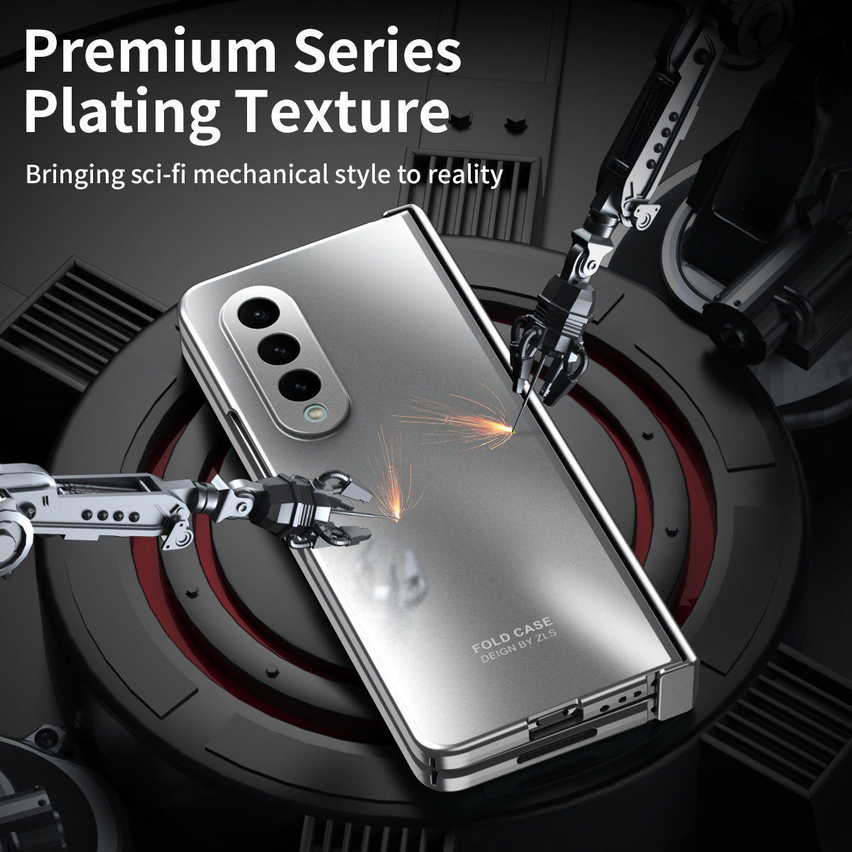 Premium Electroplated Case for Samsung Fold5 - All-Inclusive Protection