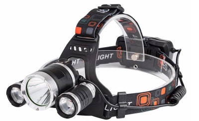 12000 Lumen XML T6 LED Headlamp with USB Charging