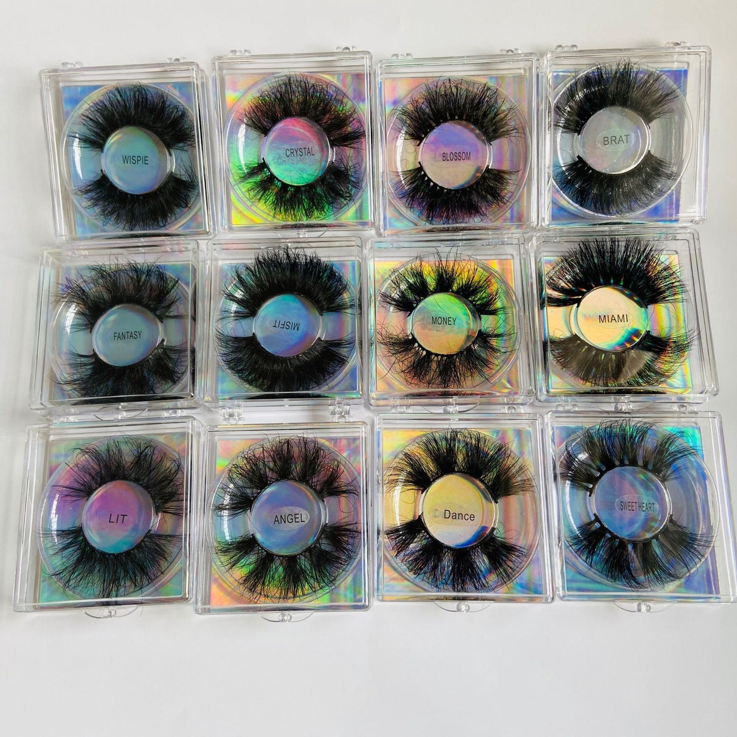 Fluffy 8D Mink Eyelashes - 25mm Long & Thick