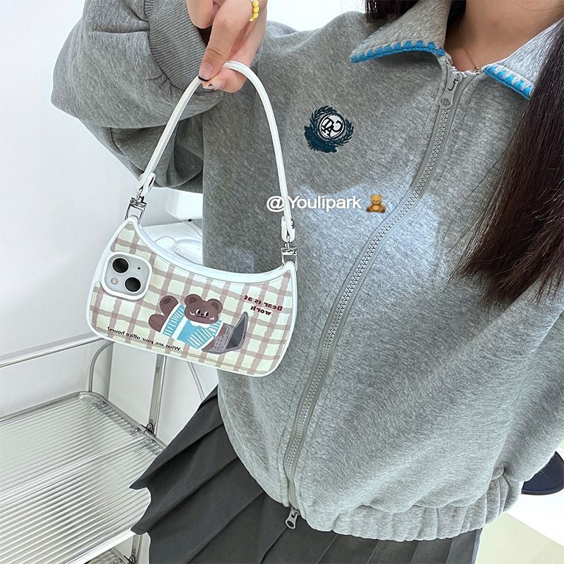 Fashion Handbag In Autumn And Winter Is Suitable For 13 Apple 14ProMax Phone Case iPhone12 All Inclusive 11 - Korvel
