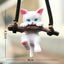 Cute Anime Car Ornaments Faceless Male Cat Pendant Auto Rearview Mirror Pendant Birthday Gift Auto Decoraction Accessories Coche - Korvel