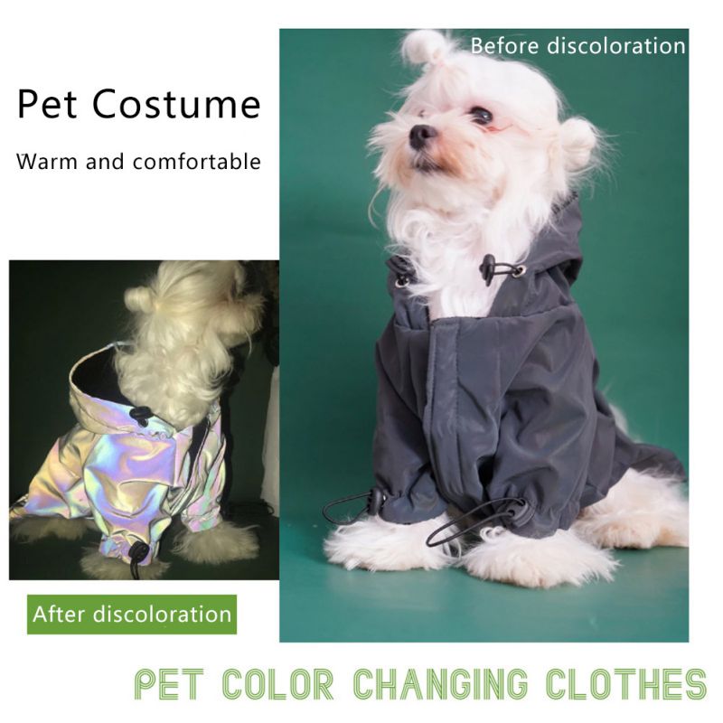 Fashion Pet Clothes Flashing Dogs Hoodie Jacket Reflective Clothing for Small Medium Large Dogs Jacket Clothing Pet Costume - Korvel