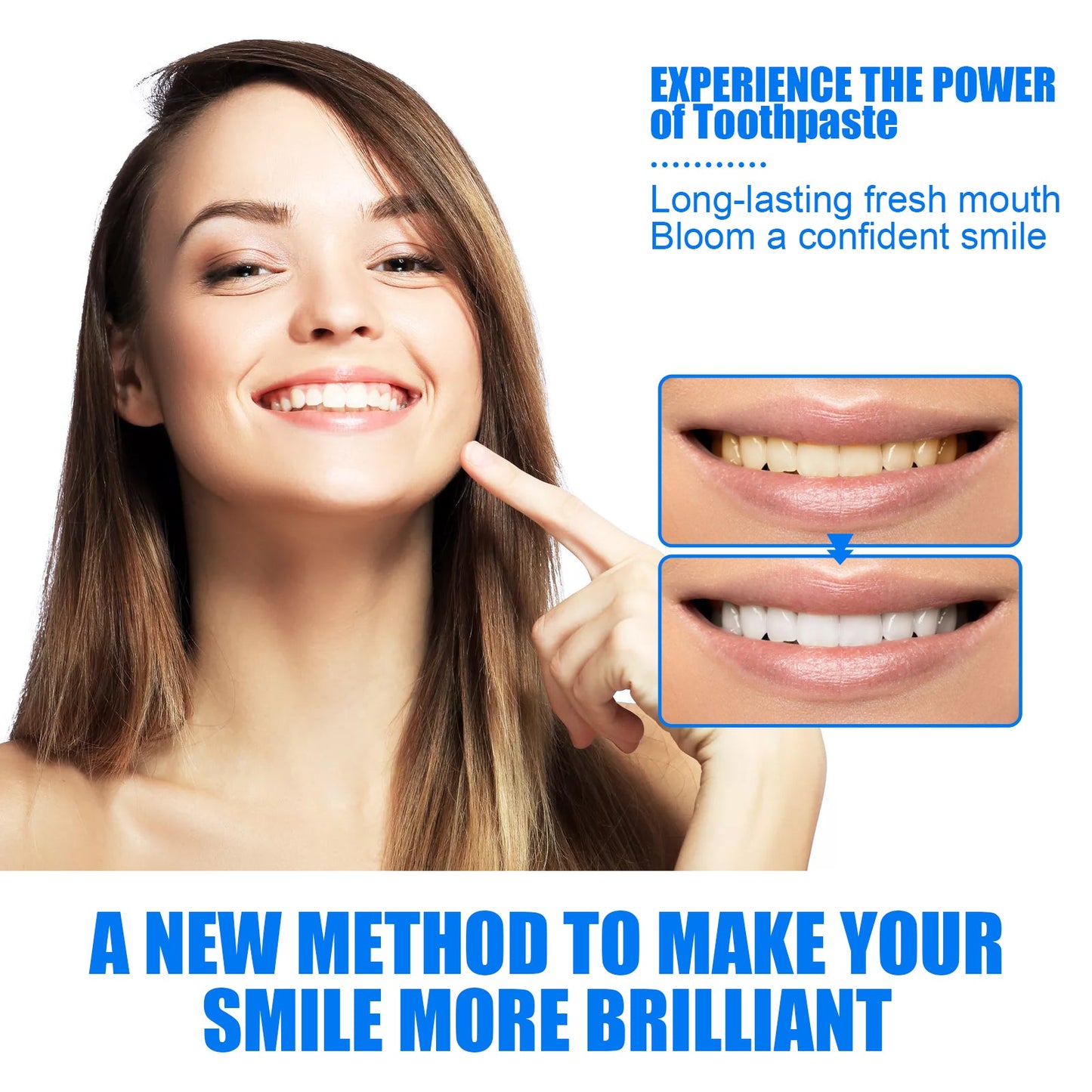 Fruity White Toothpaste Series - Fresh Breath & Gentle Care