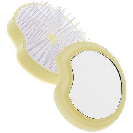 Cepillo de Pelo Ergonómico Amarillo Janeke Pomme con Espejo