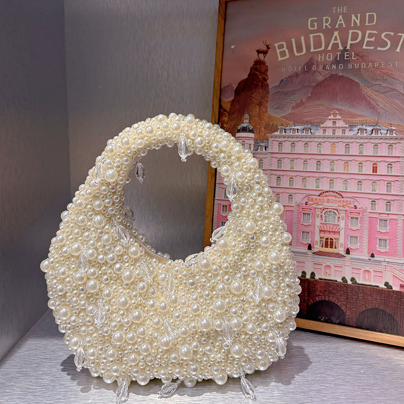 Sac à bandoulière perles polyvalent pour femmes, pour un style quotidien
