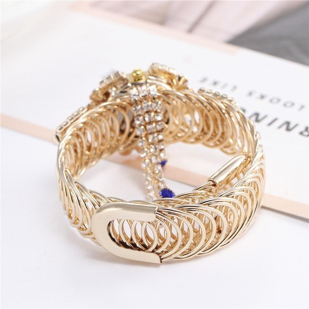Montre Bracelet en Rhinestones de Luxe pour Femmes