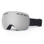 Spherical Double-Layer Anti-Fog Ski Goggles