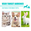 Lingettes de nettoyage pour oreilles de animaux de compagnie premium