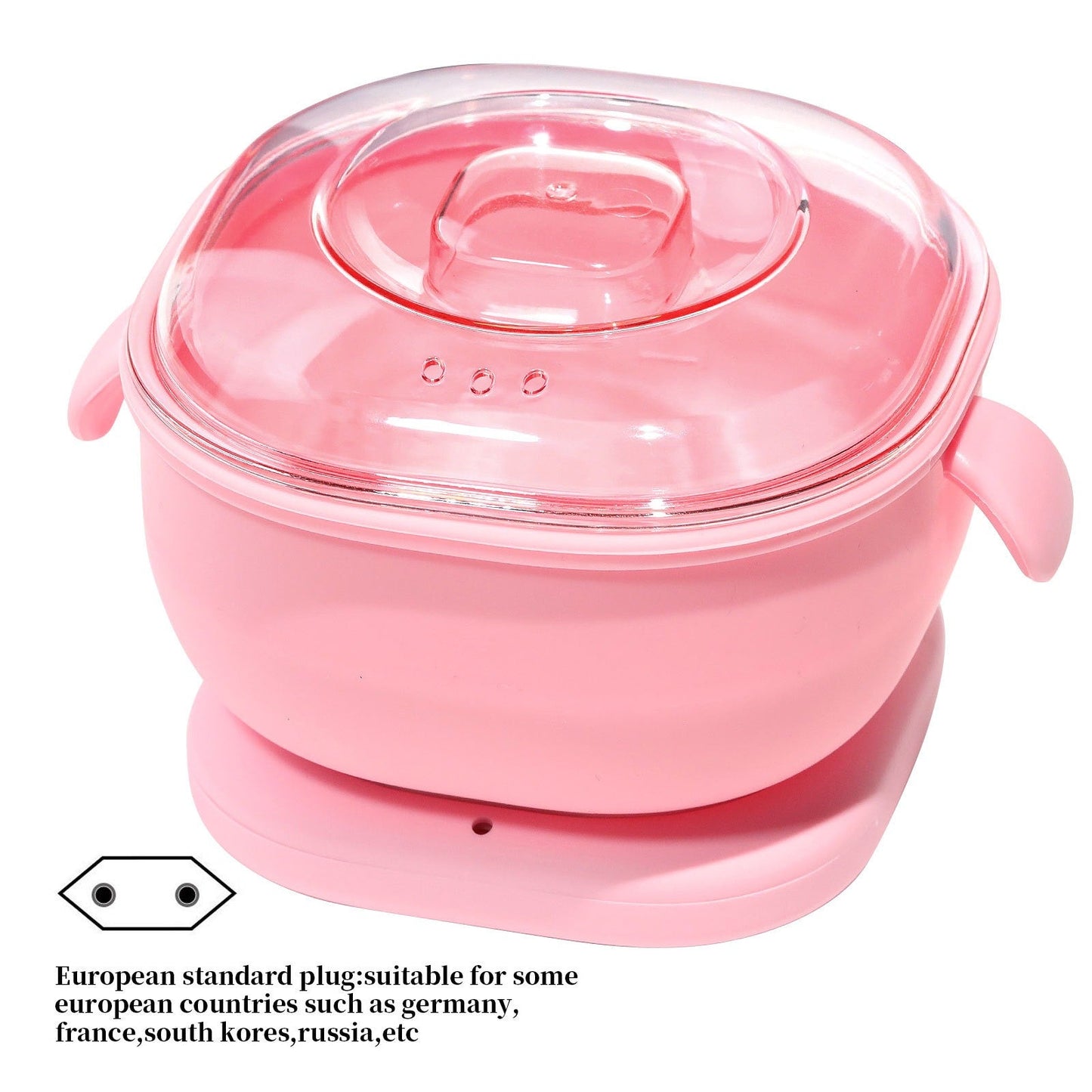 Kit de chauffe-cire électrique professionnel avec pot en silicone