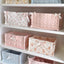 1pc Square Storage Basket: Desktop Organizer, Korean Quilted Design, Cute Storage Frame for Home Decor - Korvel