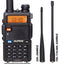 BaoFeng BF-UV5R Tri-Band Walkie Talkie 136-174Mhz 220-260Mhz/400-520Mhz+2 AntennaTwo Way Amatuer Portable ham Radio up of UV-5R - Korvel